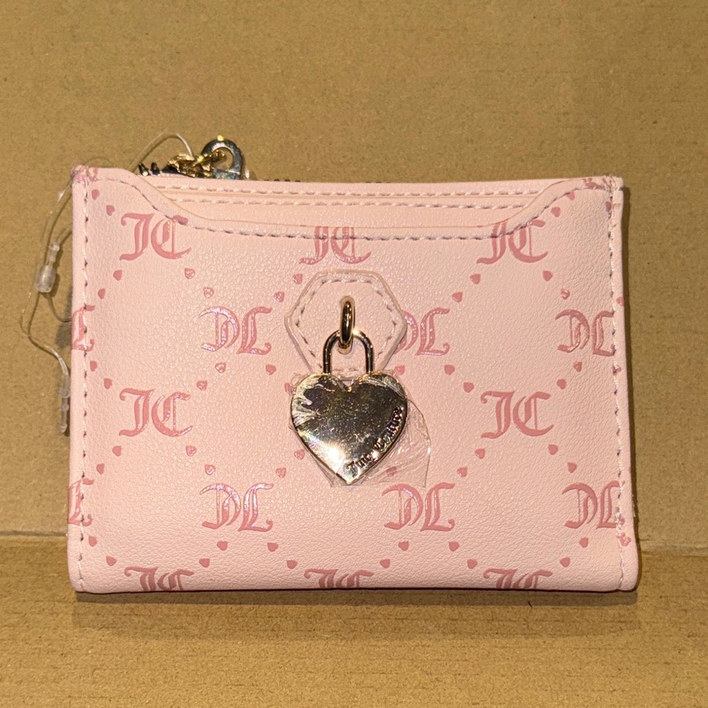 Juicy Couture Pink Heart Charm Wallet